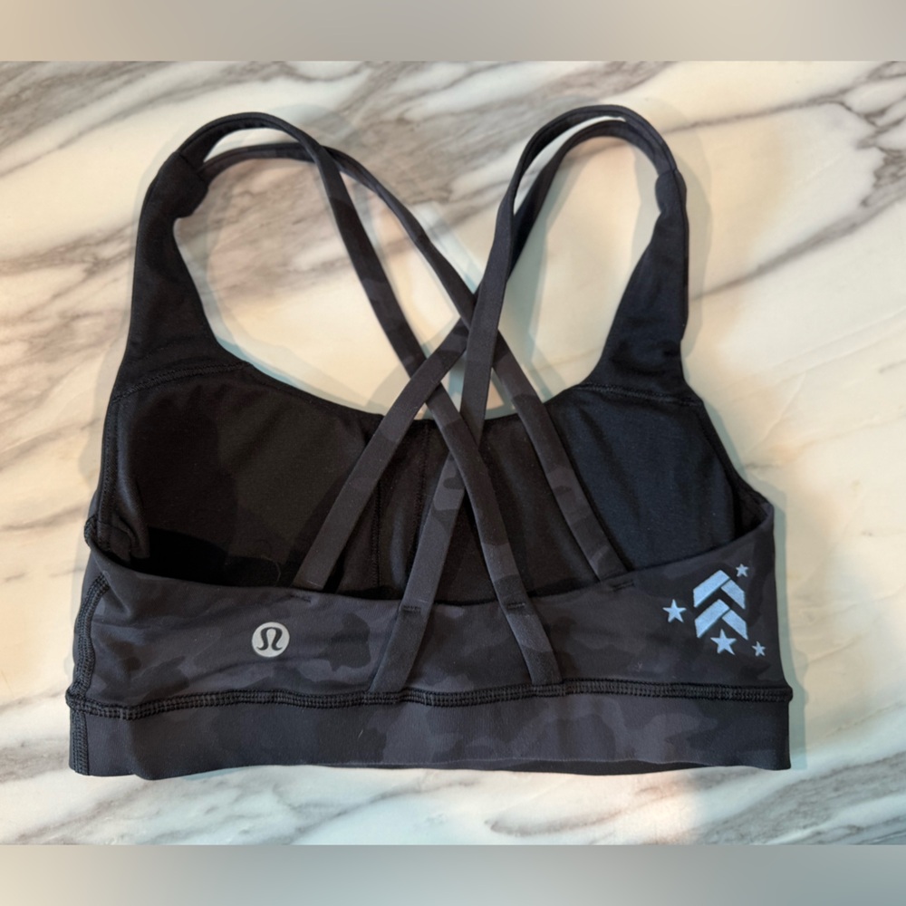 Lululemon Energy Bra Incognito Camo Multi Grey - Picture 4 of 6